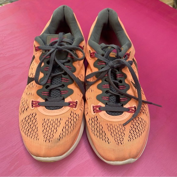 Women’s Nike Lunarglide 5 Size 9.5, Coral Athletic Shoes, Running Training Shoes - Picture 3 of 15